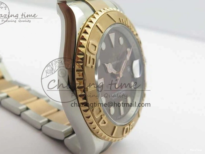 MiroTime 0522 Soft Yacht-Master 116621 ARF 1:1 Best Edition Brown Dial on SS RG Bracelet SH3135 V 3062